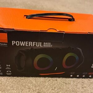 Powerful Bass Boost Portable Speaker - Black
